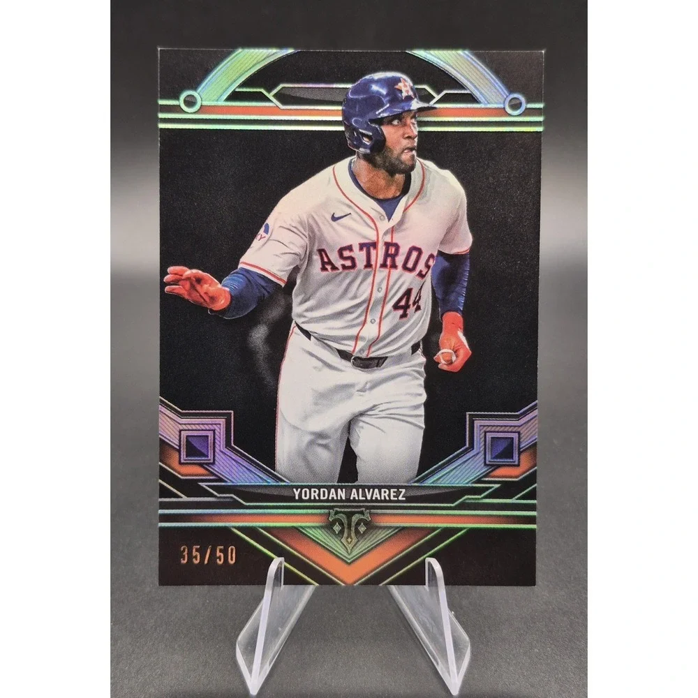 2024 Topps Triple Threads Yordan Alvarez #80 Onyx /50 Houston Astros SP